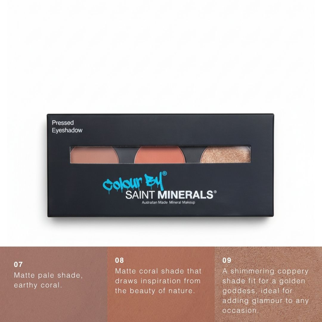 Saint Minerals Pressed Eyeshadow Trio Sets - Limited Edition