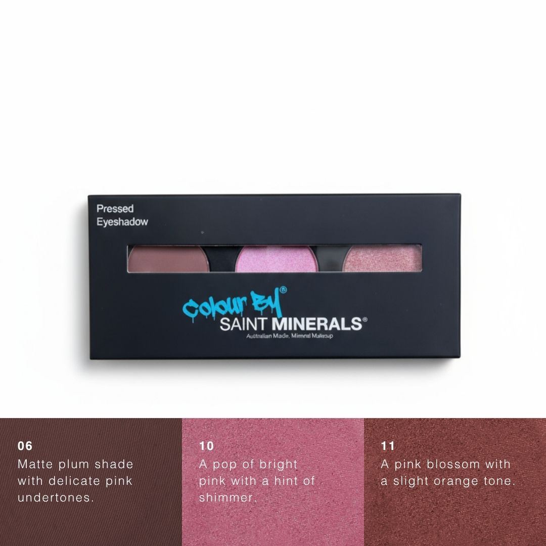 Saint Minerals Pressed Eyeshadow Trio Sets - Limited Edition