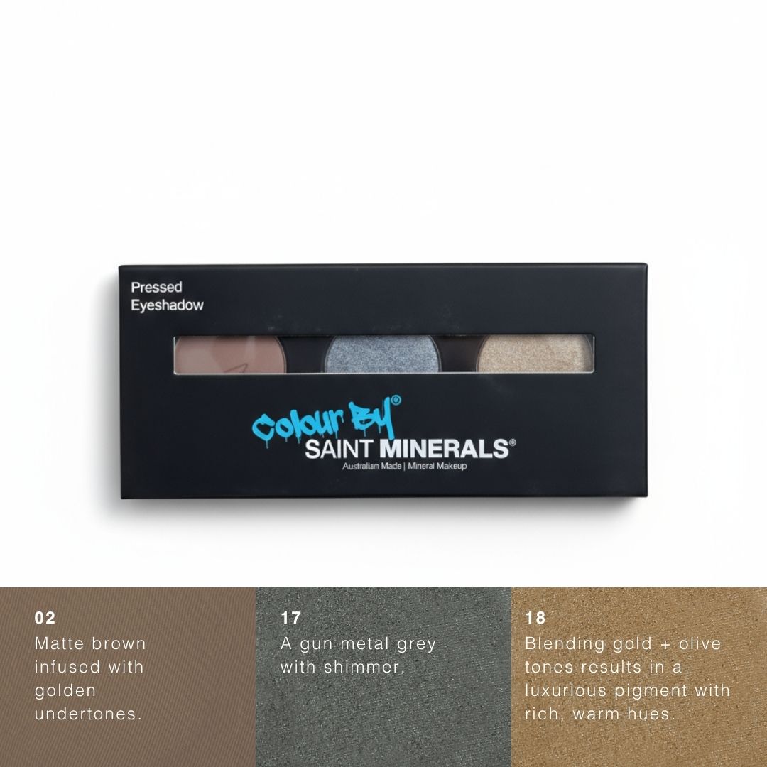 Saint Minerals Pressed Eyeshadow Trio Sets - Limited Edition